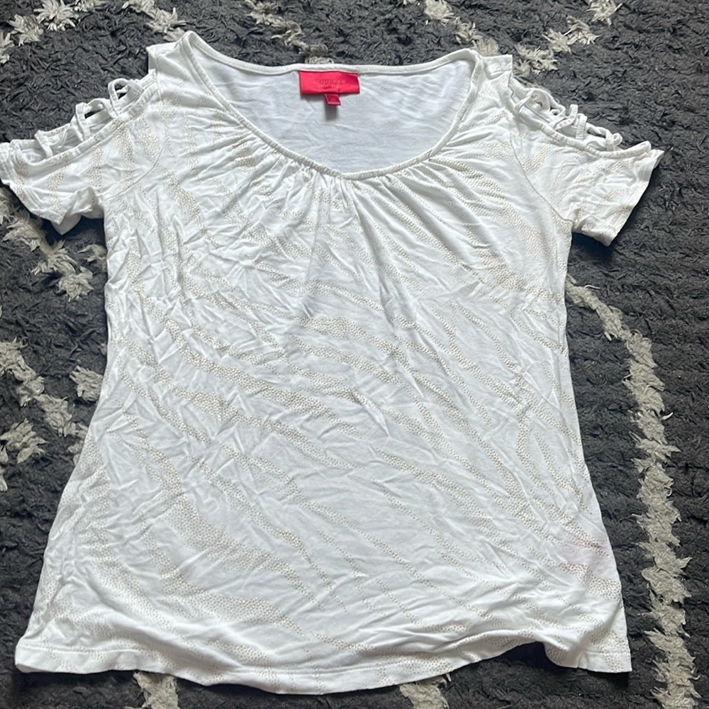 Jennifer Lopez - Zebra Beaded Shirt